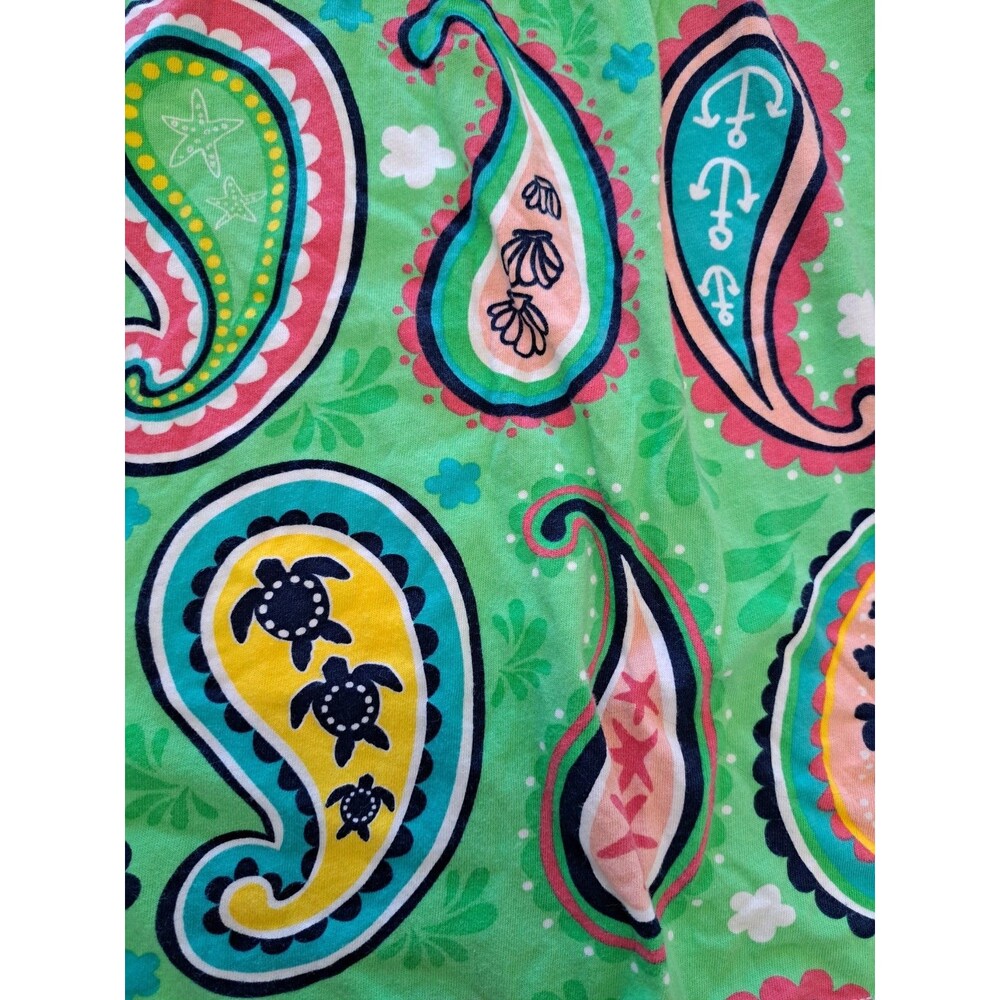 Simply Southern Nautical Paisley Dress 100% Cotton Size XS - Picture 2 of 8